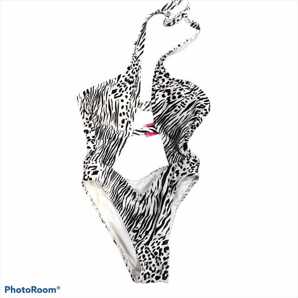 NWT Xhilaration High Cut One Piece Cut Out Sexy - Picture 1 of 10